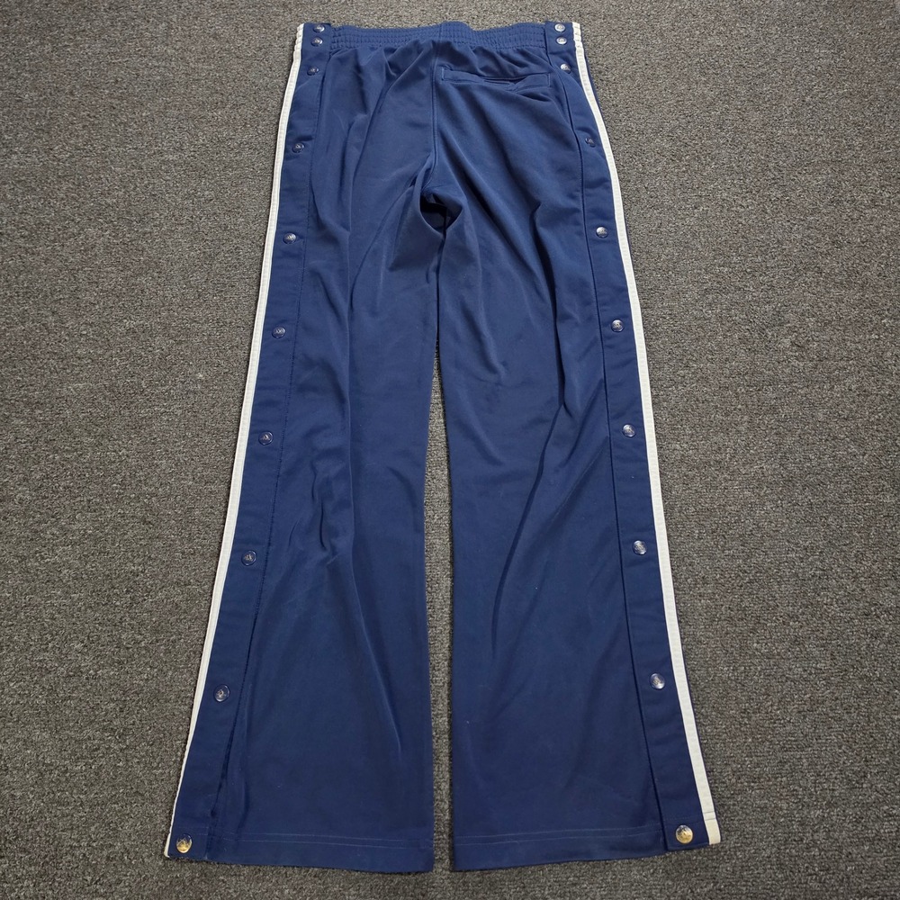 Vintage Adidas Break Away Track Pants Mens Small Blue Snap Button Tear Away - Picture 5 of 10